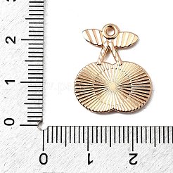 Подвески из сплава блесток с красной эмалью&nbsp;ENAM-I065-01KCG-01