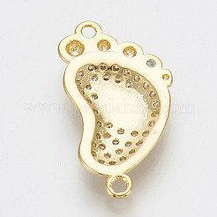 Ювелирные изделия латунные микро-паве кубические циркониевые звенья&nbsp;ZIRC-Q018-071G