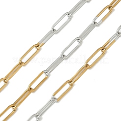 Двухцветные цепочки-скрепки из нержавеющей стали 304 CHS-Z005-05GP
