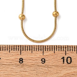 304 нержавеющая сталь спутниковые цепи ожерелья для женщин&nbsp;LS-NJEW-M107-05B-G