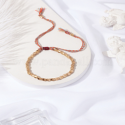 1шт. браслеты из плетеных бусин из латуни для женщин&nbsp;BJEW-LP0003-20