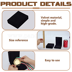 Coffret cadeau médaille en velours&nbsp;CON-WH0130-01B