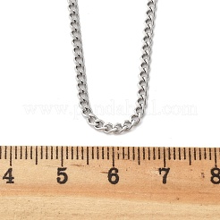 Не тускнеющие ожерелья из нержавеющей стали 304 NJEW-L162-01C-P