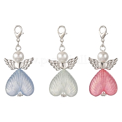 Сердце ангела светящийся акриловый кулон украшение HJEW-JM03806-02