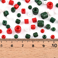 Perles de rocaille en verre sur le thème de Noël&nbsp;SEED-N007-13L
