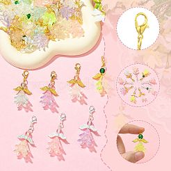 30 шт. 6 стильных акриловых подвесных украшений&nbsp;HJEW-FS00073