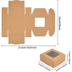 Картонная складная коробка&nbsp;LS-CON-WH0087-04