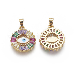 Кулон латунь эмаль KK-L177-46G