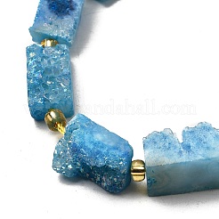 Гальванические натуральный druzy шарики агата стренг G-R012-A02-03