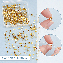 500 шт. 5 стиля латунные распорные бусины для стоек&nbsp;FIND-UN0004-38A