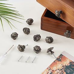 Ручки для ящиков из сплава льва FIND-WH0816-038AB