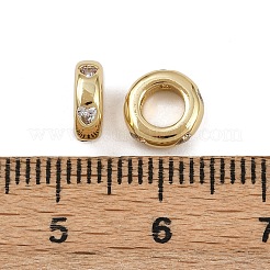 Латунные микро проложить Цирконий Европейский бисером KK-B150-24G