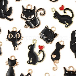 20шт 10 стиля подвески из сплава с эмалью&nbsp;ENAM-FP0002-59