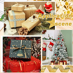 Рождественская тема 10 ярд полиэстеровая лента OCOR-WH0070-238B