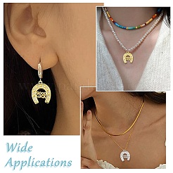 6 шт. 2 цвета латунные подвески с микропаве и кубическим цирконием&nbsp;KK-CJ0003-39