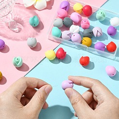 30шт 15 стиля силиконовые бусины&nbsp;SIL-CJ0002-59