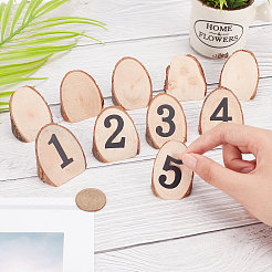 Набор для отображения номера стола в деревенском стиле&nbsp;DIY-WH0308-144