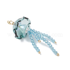 Стекло с большими акриловыми подвесками&nbsp;PALLOY-JF04982-02