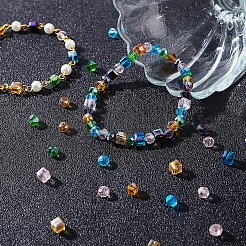 320 шт. 16-х видов гальванических стеклянных бусин&nbsp;EGLA-GA0001-19