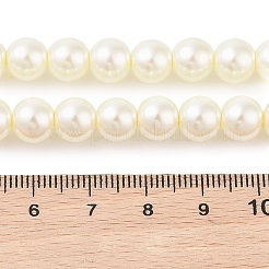 Экологичные стеклянные жемчужные бусины HY-J002-8mm-HX065