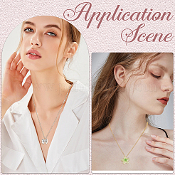 18 шт. 6 стиля латунных трубчатых дужек&nbsp;DIY-SC0030-76