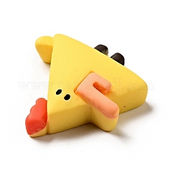 Кабошоны из непрозрачной смолы с мультяшным животным&nbsp;RESI-B012-07A