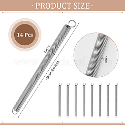 14 шт. пружина растяжения из нержавеющей стали 304 с двойным крючком&nbsp;FIND-ME0003-32