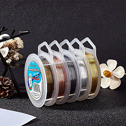 Круглая медная проволока для изготовления ювелирных изделий&nbsp;CWIR-BC0004-0.2mm-04