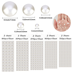 5шт. акриловые наклейки с имитацией жемчуга&nbsp;STIC-SP0001-07B