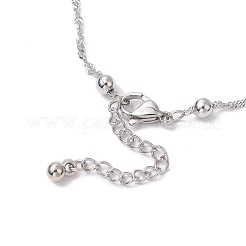 Браслеты из нержавеющей стали 304 с панцирными цепями&nbsp;BJEW-JB11506