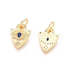 Латунные микро проложить кубического циркония подвески&nbsp;ZIRC-G161-11G