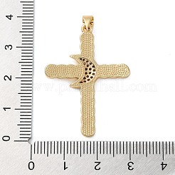 Pendentifs en laiton zircon cubique transparent&nbsp;KK-A212-06F-G