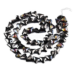 Гальванизируйте прозрачное стекло бисер нитей&nbsp;EGLA-N002-44-12