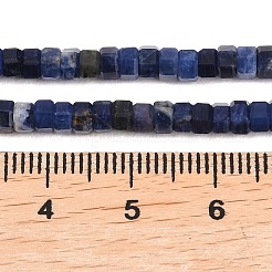 Chapelets de perles en sodalite naturelle&nbsp;G-G345-C31-2x4mm