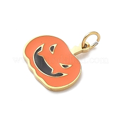 Подвески из нержавеющей стали 304 с эмалью на тему Хэллоуина&nbsp;LS-STAS-Z164-03G-08