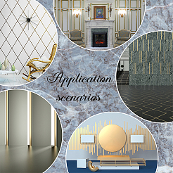 201 самоклеящаяся гибкая молдинговая накладка из нержавеющей стали FIND-WH0021-49A-G