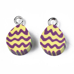 Подвески из полимерной глины ручной работы CLAY-S096-018