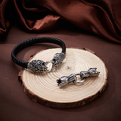 2 комплект из 2-х колец пружинного затвора из нержавеющей стали 304 в тибетском стиле FIND-PH0025-51B