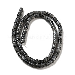 Натуральные нити бус из ларвикита G-D474-01