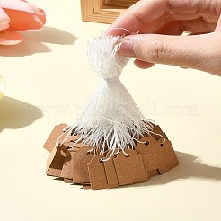 100 шт. бирки из крафт-бумаги AJEW-FS0001-14