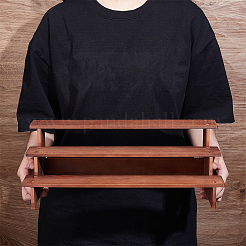 3-ярусные деревянные стойки-органайзеры для игральных костей&nbsp;ODIS-WH0086-155B