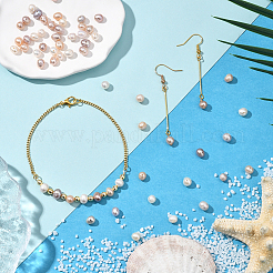 1 нить бусин из натурального культивированного пресноводного жемчуга&nbsp;PEAR-SC0001-41