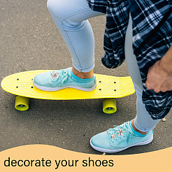 2 комплект из 2-х видов пластиковых пряжек для шнурков&nbsp;DIY-FG0006-55