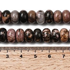 Природные родонит бисер нитей&nbsp;G-A280-A21-03