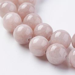 Chapelets de perles en jade jaune naturel&nbsp;G-G598-10mm-YXS-06
