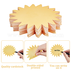 100 x DIY-Papierkarten mit Sonne&nbsp;AJEW-SP0004-68A-02