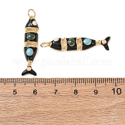 Латунь эмаль подвески KK-C143-44A-G05