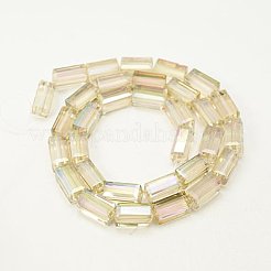 Perline di vetro palccato&nbsp;EGLA-J023-12x6mm-07