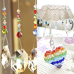 2250шт 15 цвета прозрачные акриловые бусины&nbsp;TACR-TA0001-35