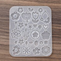 Кулон силиконовые Молды&nbsp;LS-AJEW-S041-04C